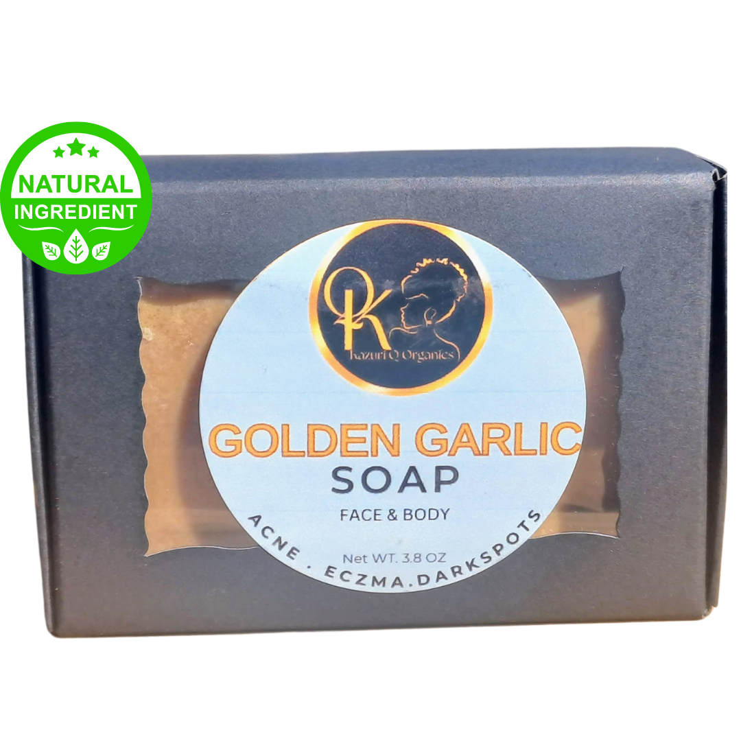 Natural Golden Garlic Beauty Soap