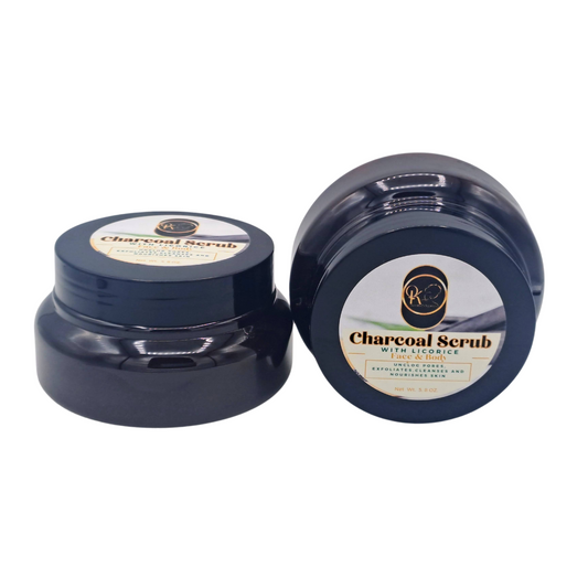 Charcoal & Licorice Face & Body Scrub - 5.8 Oz